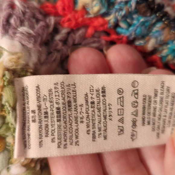 Free People loose knit scoop neck sweater size XS - Picture 8 of 8